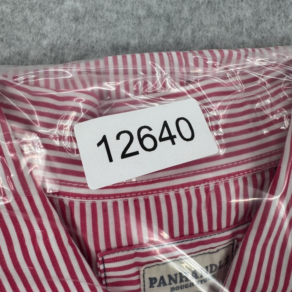Panhandle‎ Rough Stock Mens 2XL Red Stripe Western Pearl Snap Shirt R0S5046 - Picture 8 of 8